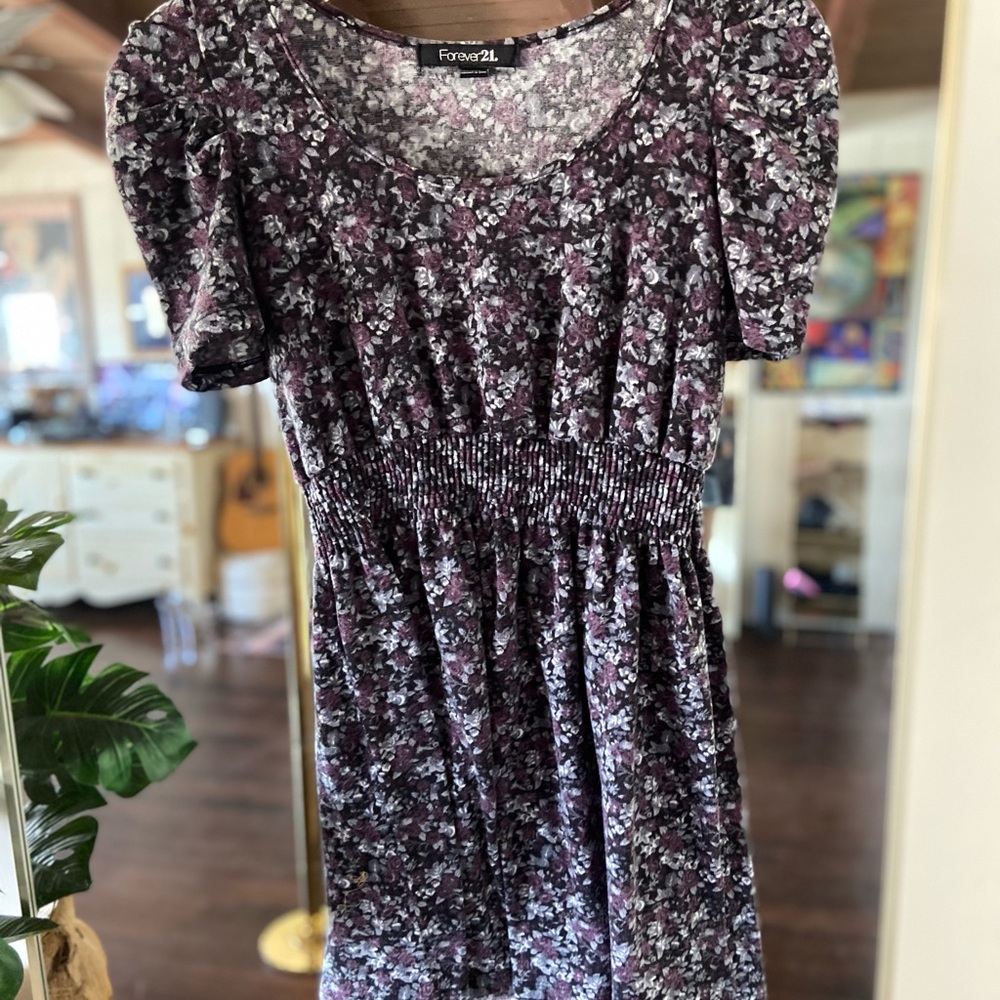 Forever 21 Purple Floral Dress